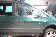 TÜR Vorn Rechts ( AB 2000 ) VW Sharan 1.8 5V Turbo 7 M Farbe Bright Grenn Grün (