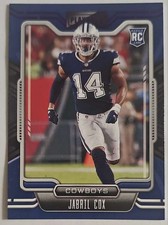 2021 Panini Playbook - Purple #179 Jabril Cox Near Mint