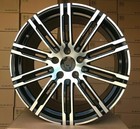Porsche Cayenne Q7 Touareg x4 22 Cayenne Turbo TTS Style Alloys Black MF 10J