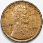 1918-P Almost Uncirculated (AU) Lincoln Wheat Penny Cent, Philadelphia Mint