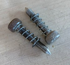 Lot of 2x Bass Kick Drum Pedal SPUR BOLT Spike Anti-Skid Cleat Screw Parts 6mm