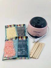 Chase Waxing Kit, Wax Warmer ,Wax Pot for Hair Removal Kit,4 Packs of Pearl Wax