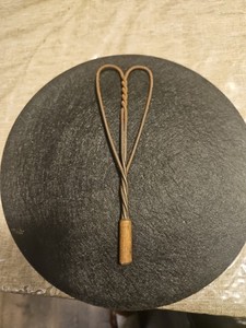 Vintage Miniature Hear Shaped Rug Beater Wall Decoration Ornament