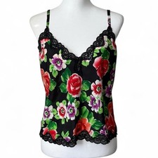 Vintage Victoria  s Secret Floral Cami Gold Label Small