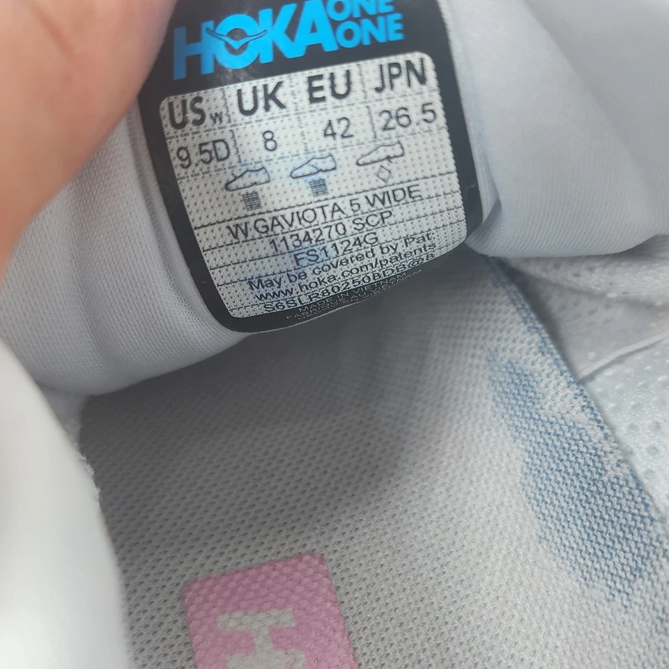 Hoka One One Gaviota 5 Ice Womens Running Shoes Womens Size 9.5D Wide 1134270SCP - Image 2 of 4