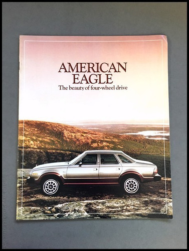 1980 American Motors AMC Eagle 12-page Vintage Car Sales Brochure Catalog