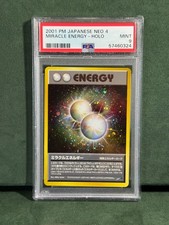 Miracle Energy Holo Japanese Neo Destiny PSA 9