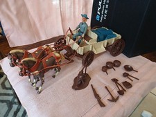 Vintage 1970s Empire Legends Of The West Action Buck Board Wagon Set Read  