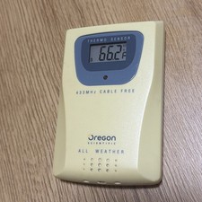 Oregon Scientific THR268 All Weather Thermo Sensor 433 MHz Cable Free