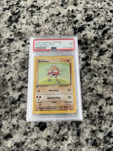 Hitmonchan (1st Edition) graded PSA 7 for sale on eBay
