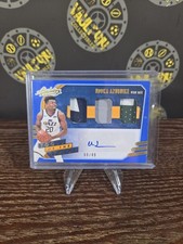 UDOKA AZUBUIKE 2020-21 PANINI ABSOLUTE TOOLS OF THE TRADE QUAD RPA #/49 JAZZ