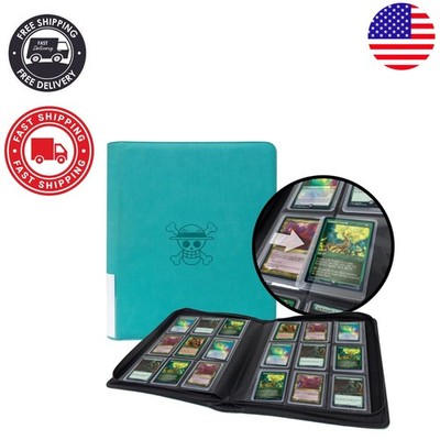 Spacious 288-Card Toploader Binder - Double-Sided Waterproof Storage for Anime