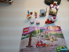 LEGO Friends: Stephanie's Pizzeria (41092) Complete Set with Mini-Doll & Manual