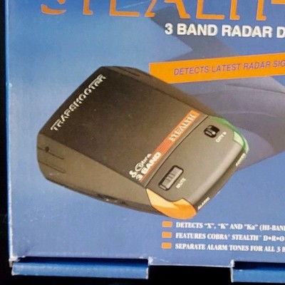 Cobra Trapshooter Stealth RD-300 Radar Detector X K Ka Band Audio/Visual
