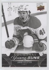 2023 Upper Deck Series 1 UD Canvas Young Guns Black & White Jakob Pelletier ht1