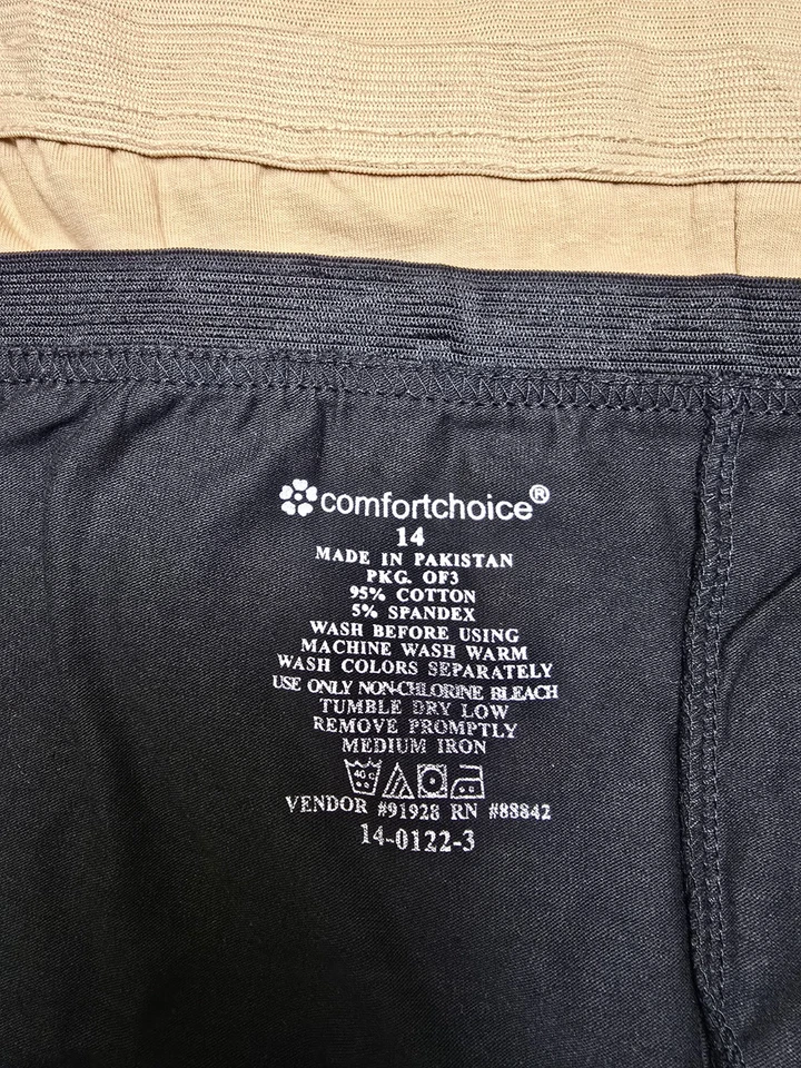 Pack de 3 bragas cortas Comfort Choice Boy talla 14 Foto 4 de 4