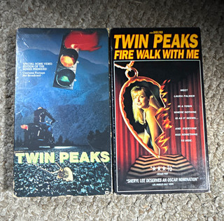 Twin Peaks and Fire Walk with Me VHS Lot (2 Tapes)