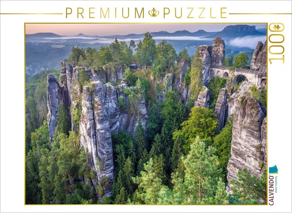 Calvendo Puzzle SäChsische Schweiz - Felsenburg Neurathen | 1000 Teile Lege-Größ-image