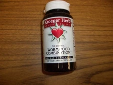 Kroeger Herb Wormwood Combination 100 Veg Caps Herbal Supplement  Exp 2/29