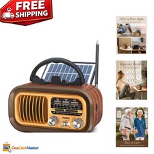 J-150 Retro Style Portable Radio Bluetooth Speaker - Perfect for Outdoor Fun