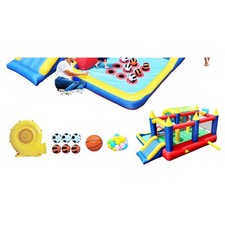 Inflatable Bouncy House  Ball Pit for Kids, Certified Blower, Party Fun for
