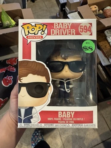 Funko Pop! Movies Baby Driver Baby Vinyl Figure #594 2018 W/ Protector