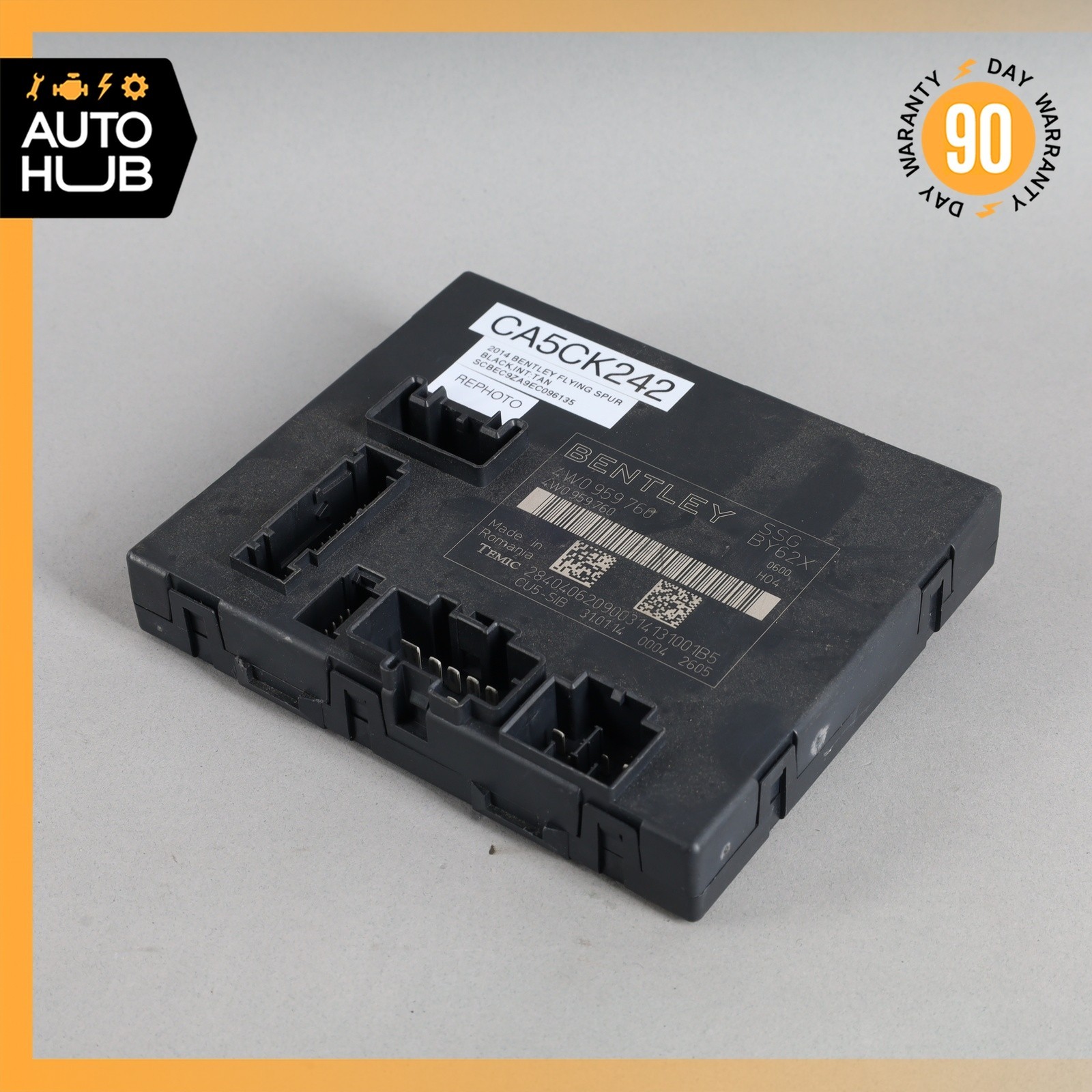 Bentley Flying Spur 2012-2018 FRONT+RIGHT Seat control module