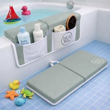 Comfortable Baby Bath Kneeler and Elbow Rest Pad Set, Non-Slip Bathtub Kneeli...