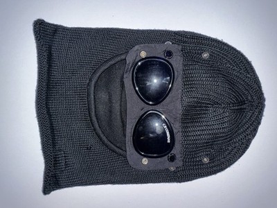 C.P. Company Black Goggles Balaclava Hat Men's One Size Winter Solid