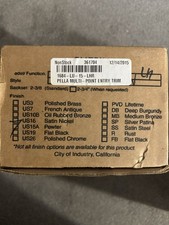 Emtek 1684-LU-15-LHR Satin Nickel Multi Point Entry Trim