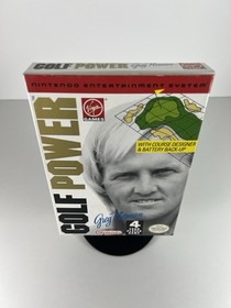 Greg Norman Golf Power for Nintendo NES Complete Cleaned and Play Tested