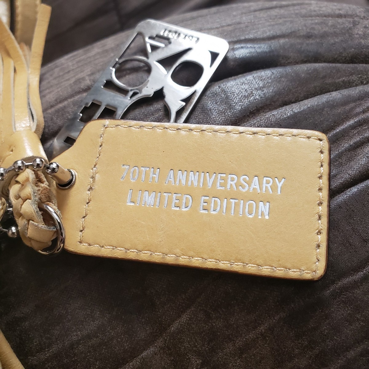 COACH Signature Crossbody Bag 70th Anniversary Limited Turn Lock