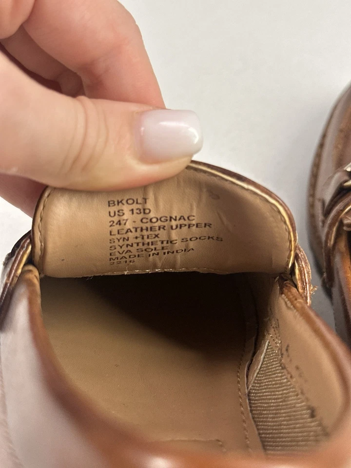 Mocasines Steve Madden Niños Cuero Marrón Talla 13 Niñas Foto 4 de 4