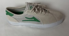 Lakai Flaco II Men's Skate Sneakers Casual Shoe Size 11 Beige Suede EU 45
