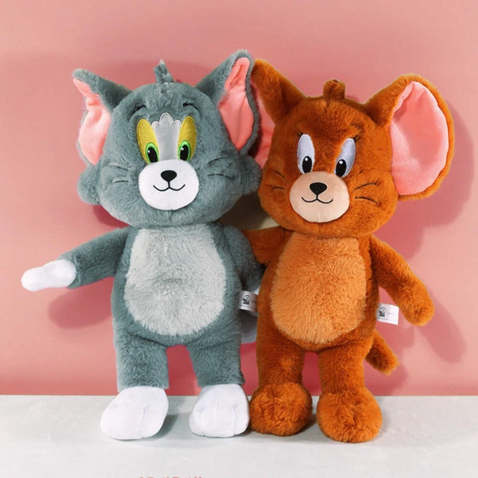 Tom and Jerry Deluxe Classic Anime Plush Doll AUTHENTIC Warner Bros by Hugkis - image 2 of 4