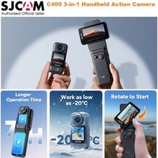 SJCAM C400 4K Dual Screen Handheld Action Camera Travel Pocket Outdoor Camcorder