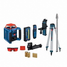 BOSCH GRL2000-40HVK Rotary Laser,Exterior/Interior,100ft. 61KL79