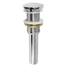 EV8311 Coronet Push Pop-Up Bathroom Sink Drain without Overflow, Polished Chrome