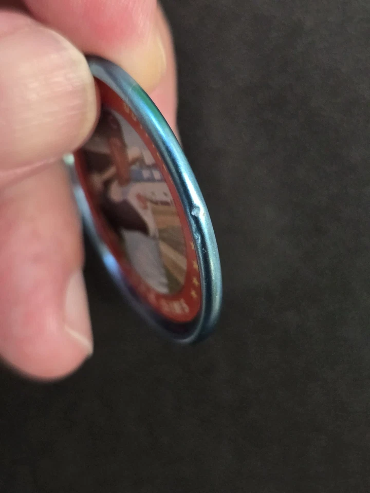 1971 topps baseball coins. THANKSGIVING HIGH GRADE SetBreak. DUKE SIMS edge Ping - Image 2 of 3