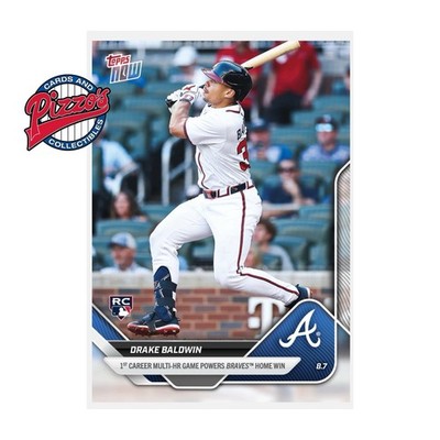 Drake Baldwin RC Braves Multi HR 2025 MLB Topps NOW Card 530 In Hand