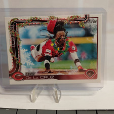 2025 Topps Holiday Elly De La Cruz #H97 Reds IMAGE VARIATION 