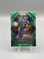 2025 Panini WNBA Green Prizm Fearless Arike Ogunbowale #6 Dallas Wings