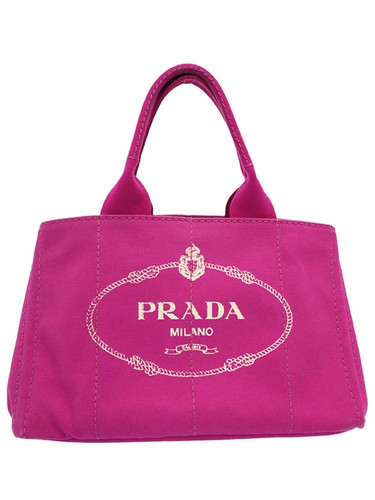 Prada Canapa 2way Top Handle Crossbody Tote Convertible Tote Bag - Picture 1 of 9
