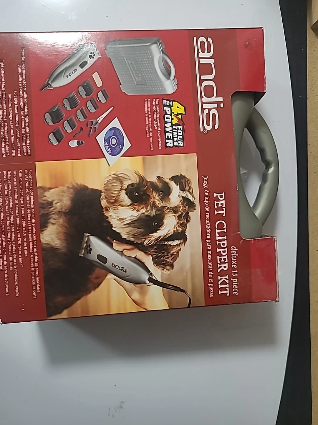 Andis Super Deluxe 15-Piece Pet Clipper Kit Pet Grooming Tool