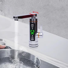  3000 W Electric Instant Hot Shower Kitchen Faucet Tankless Water Heater 