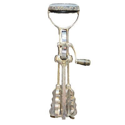 Flint ECKO Crank Mixer Manual Hand Turn Egg Beater Stainless Wavy Blade 