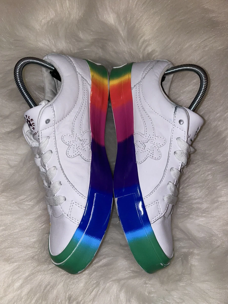 brud Klæbrig Tordenvejr Converse x Golf Le Fleur One Star Ox Low Top Rainbow 166409c Men's 7 Women's 9 | eBay brud Klæbrig Tordenvejr Converse x Golf Le Fleur One Star Ox Low Top Rainbow 166409c Men's 7 Women's 9 | eBay