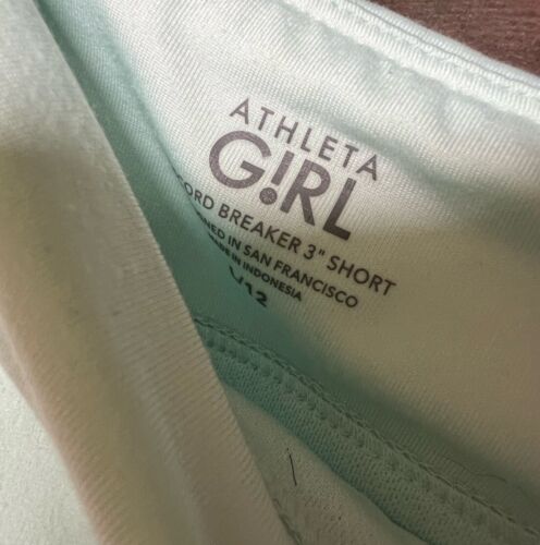 Athleta Girl Record Breaker 3” Shorts, size L/12, barely worn, VEUC - Picture 3 of 5