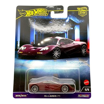 2024 Hot Wheels Premium McLaren F1 - 1:64 Exotic Envy | eBay