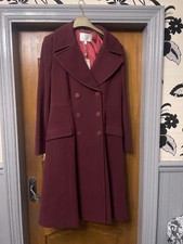 Jaques Vert Purple/burgundy Long Coat